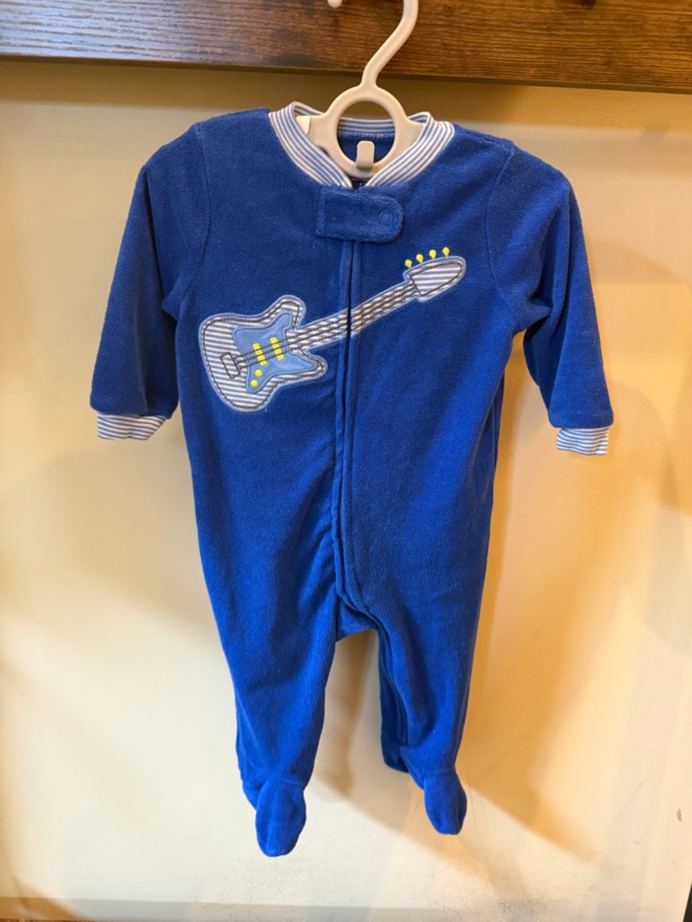 Carter's Baby Boy Guitar Footie Pajamas Size 6 Months
